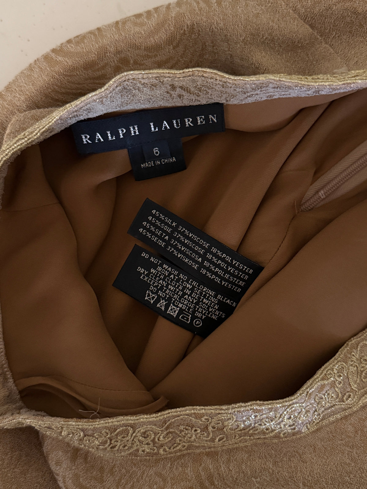 Ralph Lauren Silk Skirt (s)