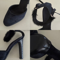 Gucci Velvet Heels (36)