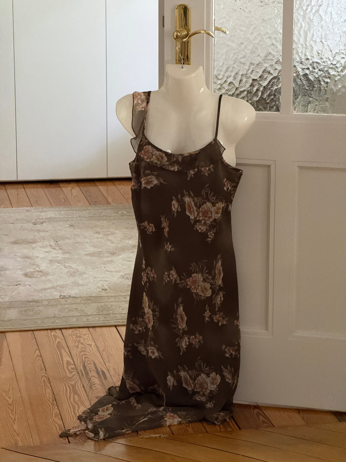 Vintage Floral Dress (s)
