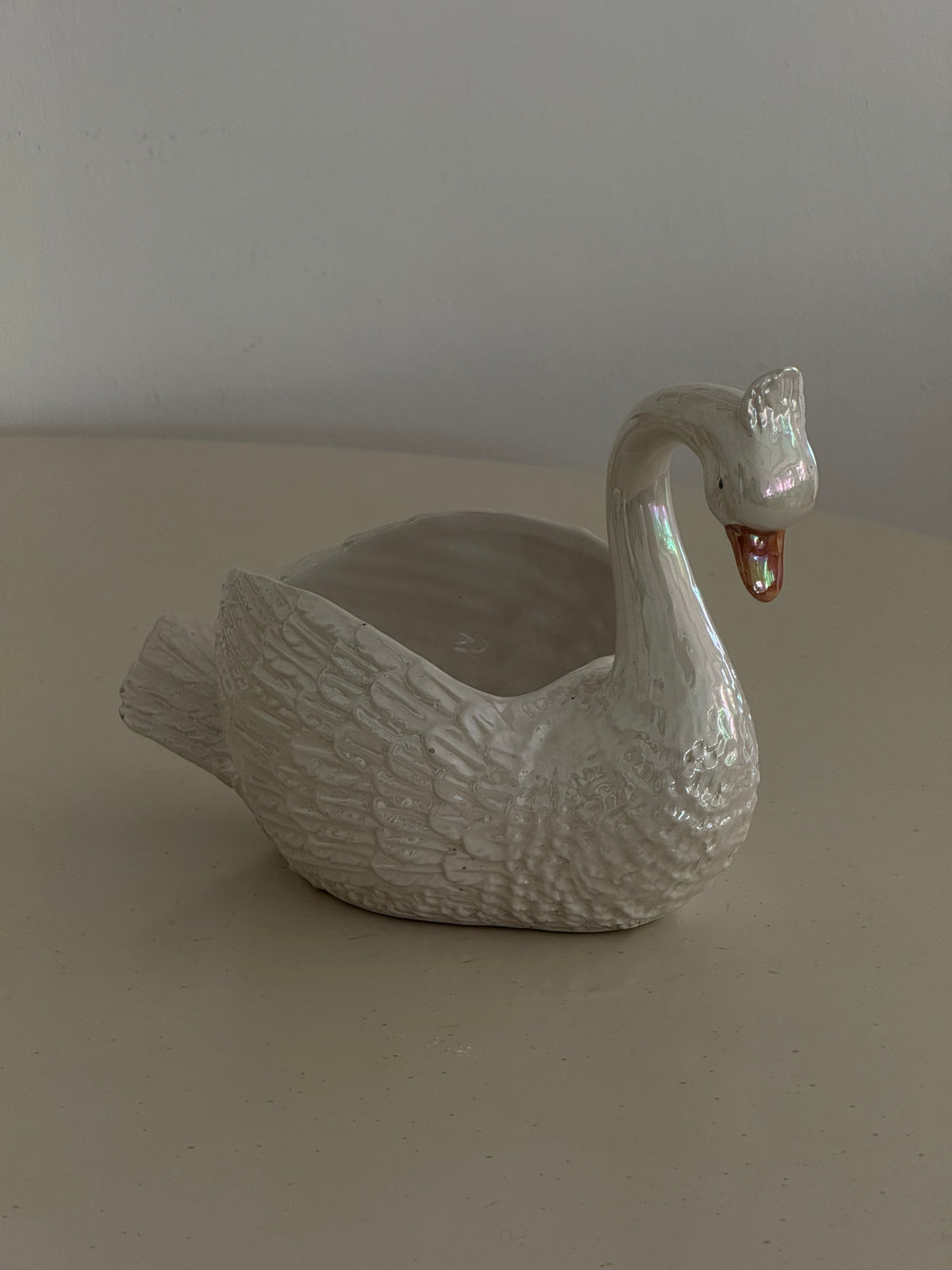 Vintage Swan Planter