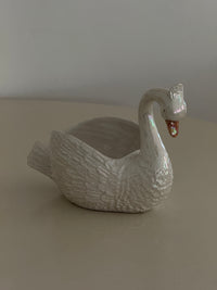 Vintage Swan Planter