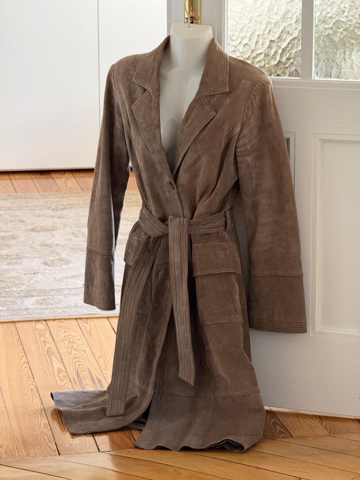 Suede Leather Coat (s)