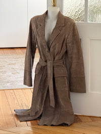 Suede Leather Coat (s)