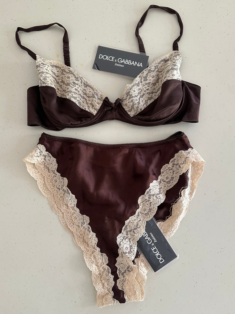 D&G Silk Lingerie Set (85 B)