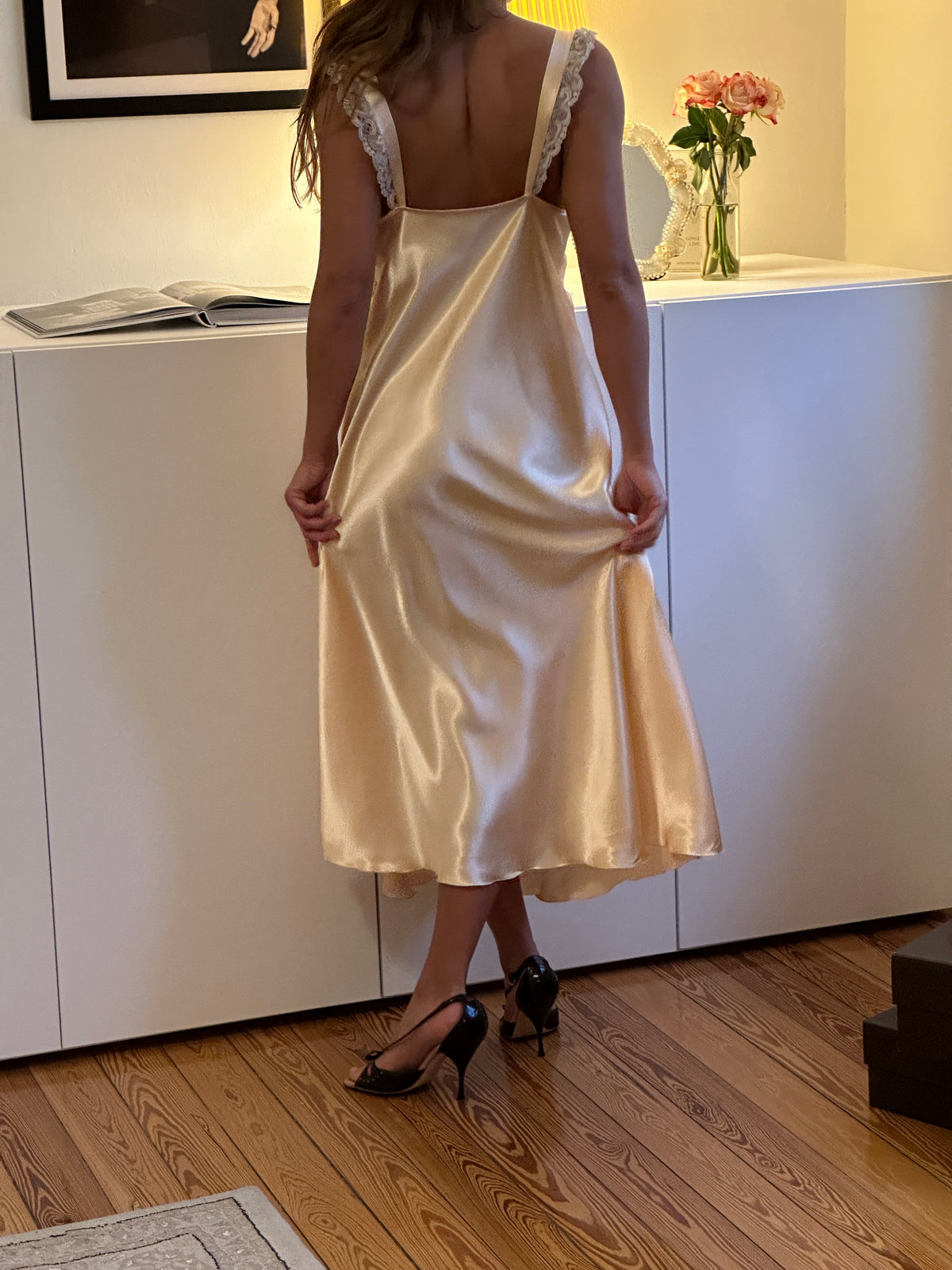 Satin Lingerie Dress (m)