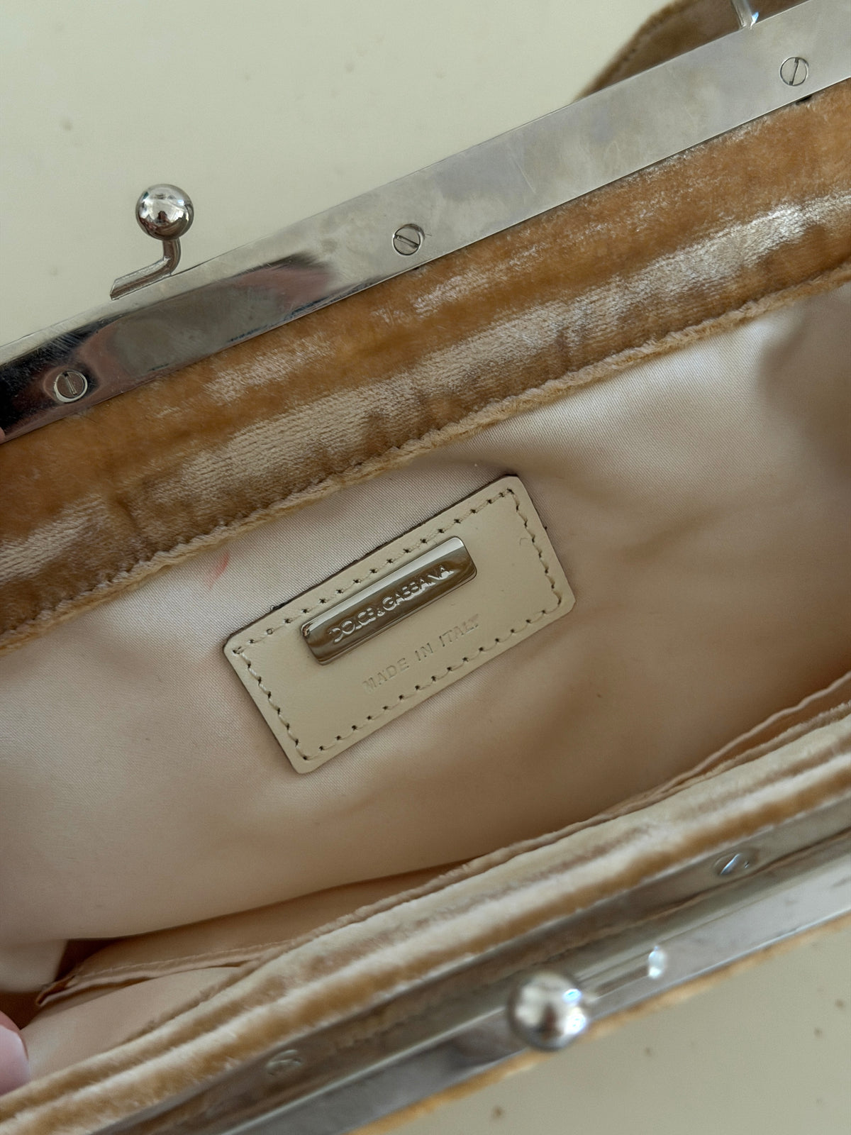 D&G Velvet Bag