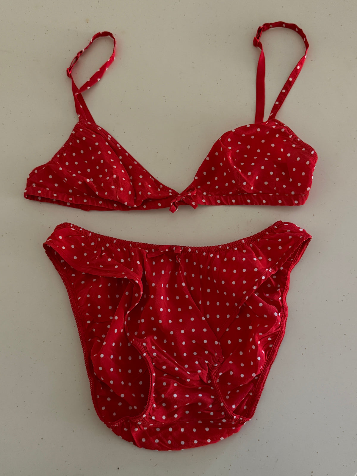 Armani Silk Bra Set (s)