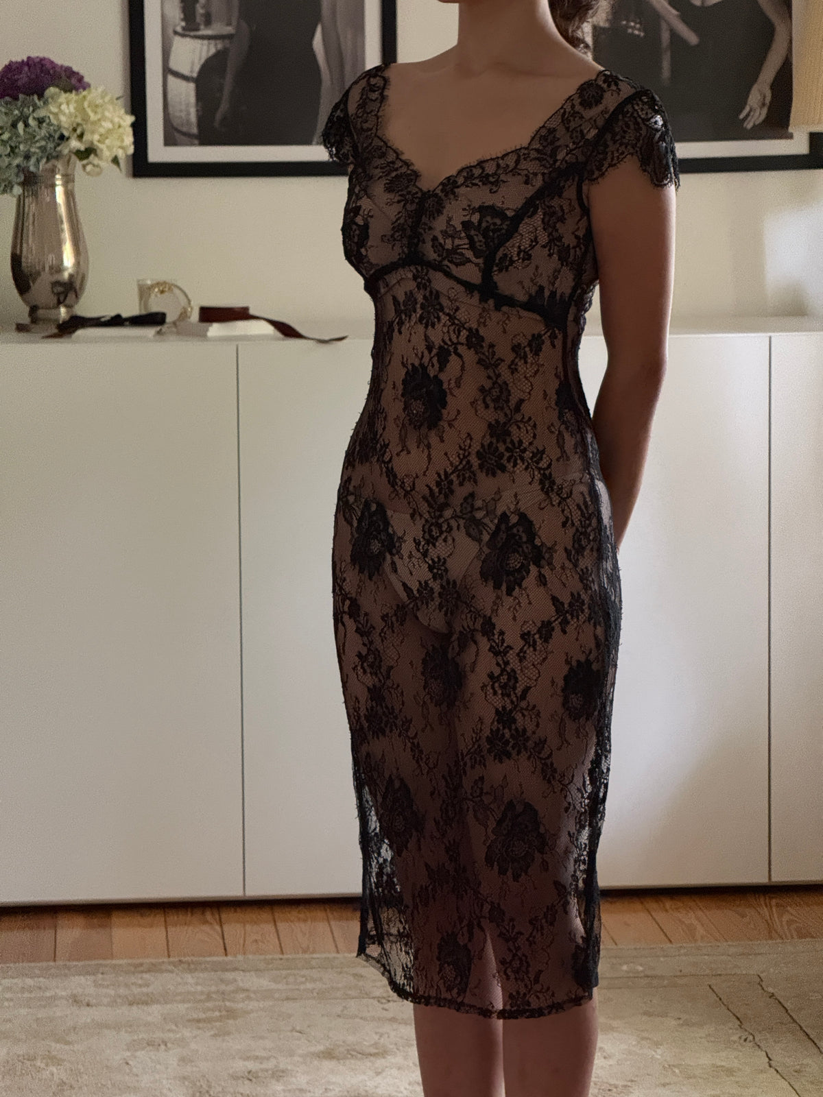 Sheer Lace Dress (s)