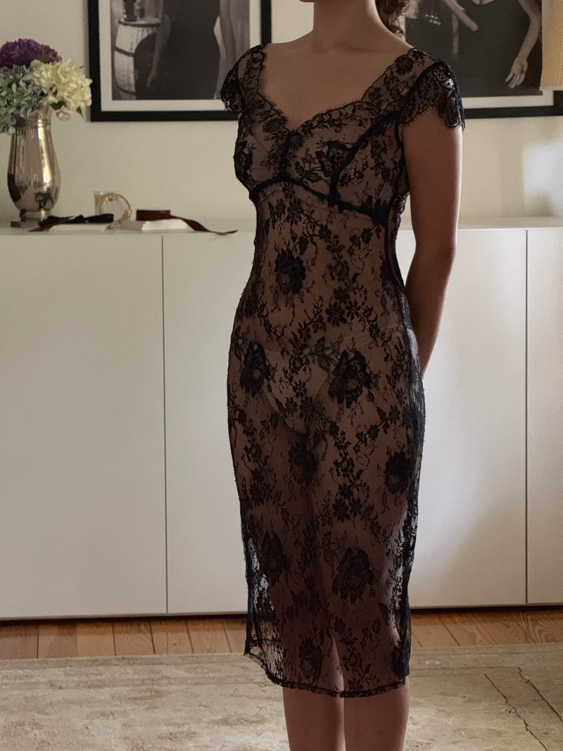 Sheer Lace Dress (s)