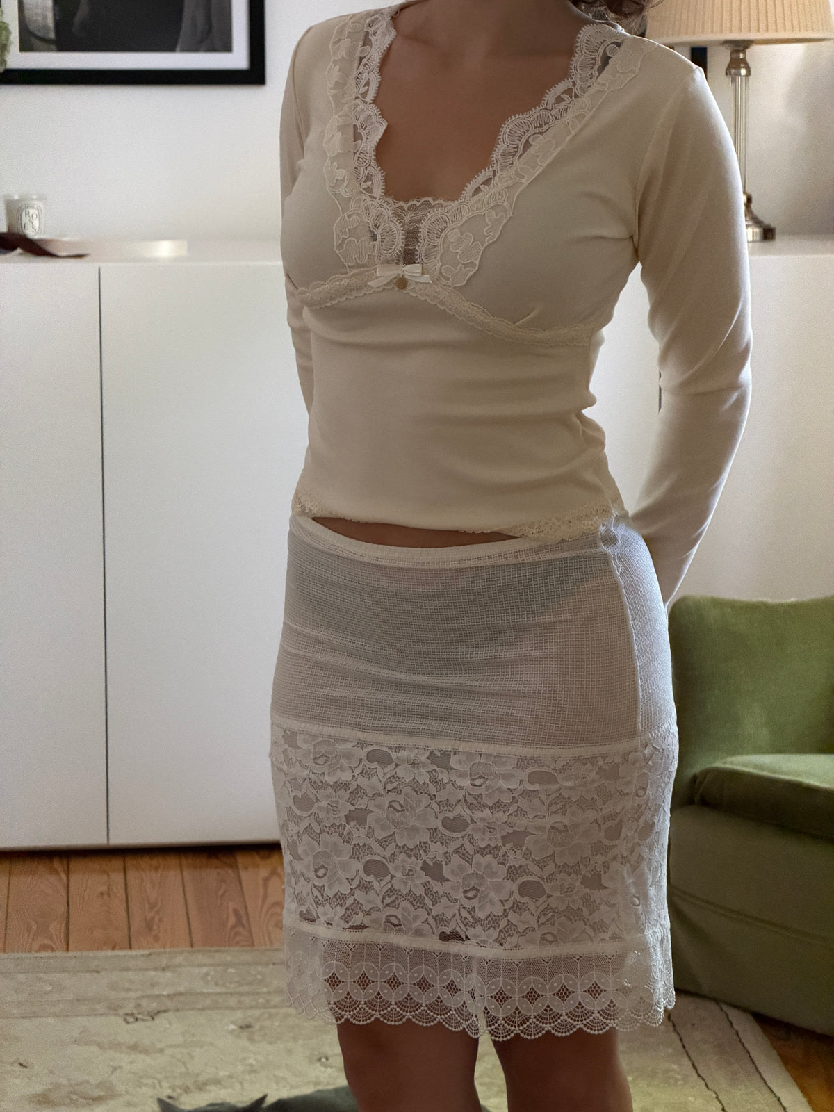 Vintage Lingerie Skirt (s)