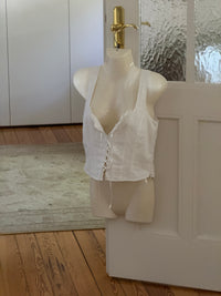 Vintage Lace Up Top (m)