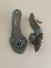 Vintage Floral Mules (38,5)