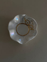 Vintage Bow Trinket Dish