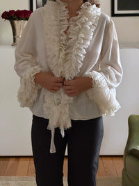 Vintage Ruffle Blouse (s)