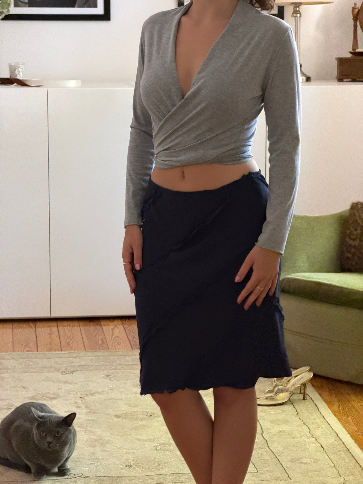 Sportmax Silk Skirt (s)