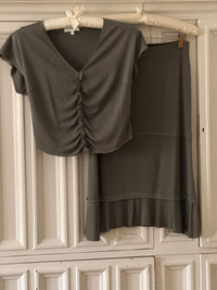 Khaki Skirt Set (s)