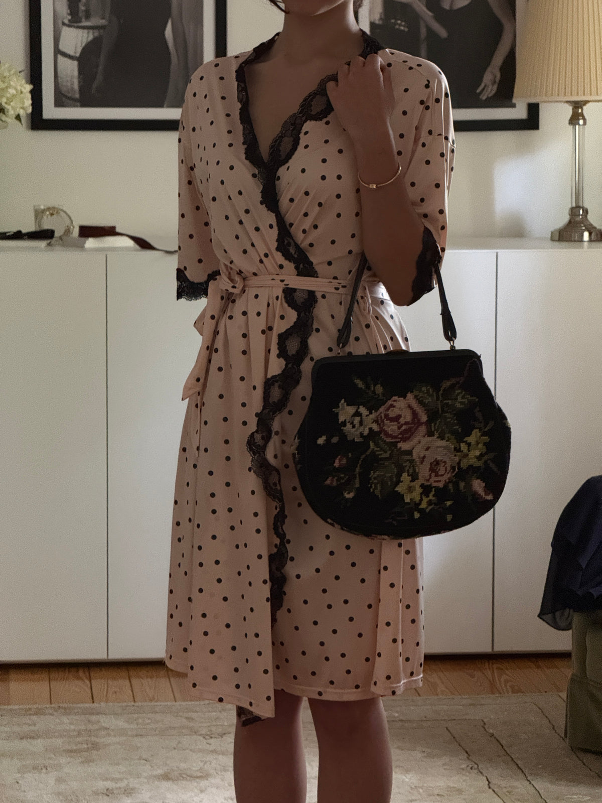 Vintage Dot Robe (s)
