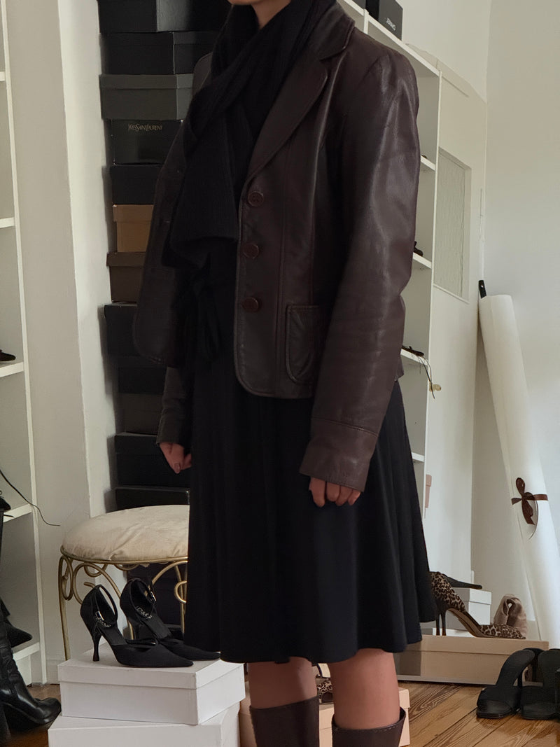 Max & Co. Leather Jacket (s)