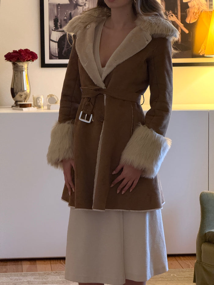 Patrizia Pepe Fur Coat (xs)