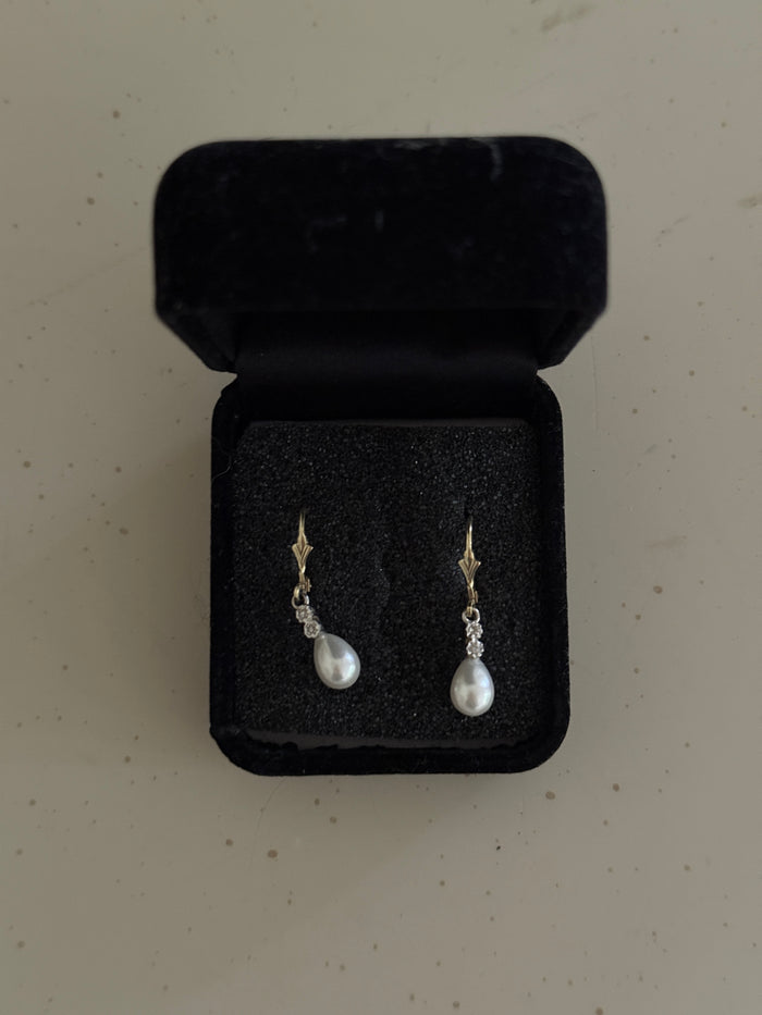585 Gold Diamond Earrings
