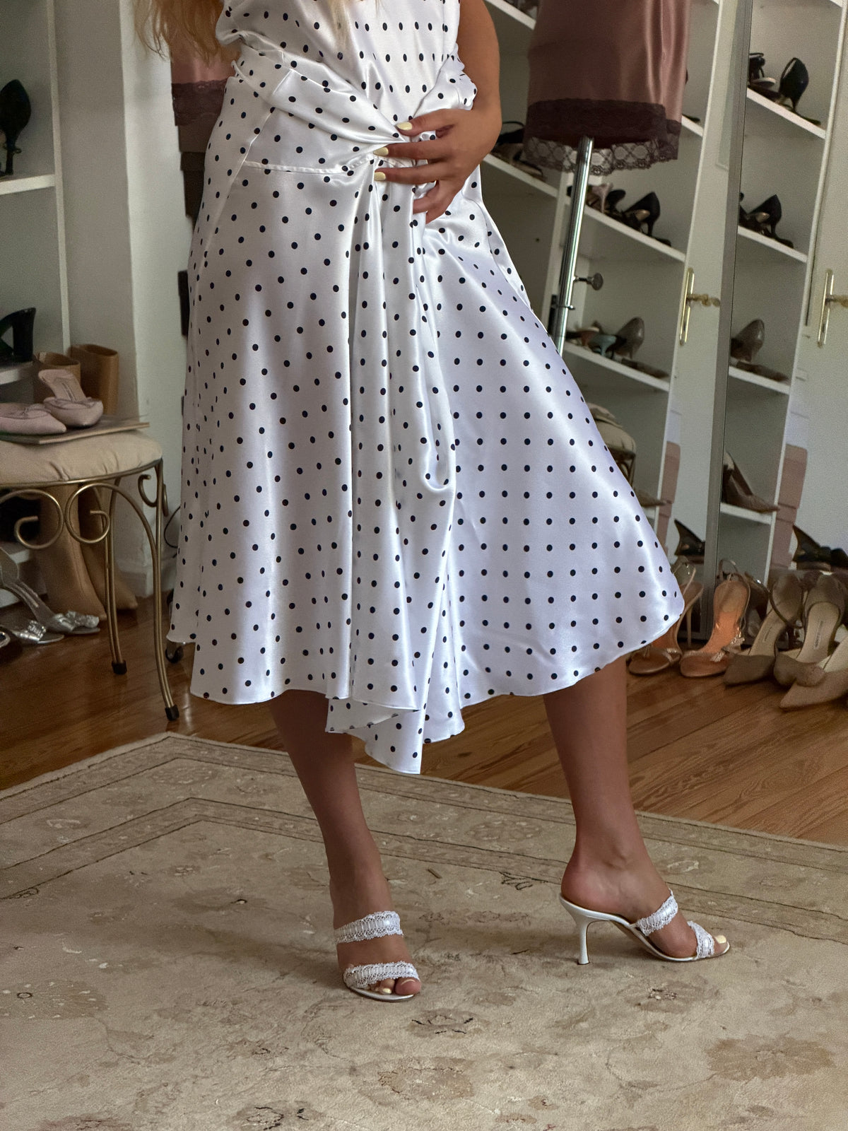 Polka Dot Lingerie Dress (m)