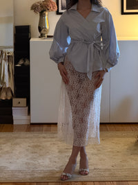 Cotton Wrap Shirt (s)