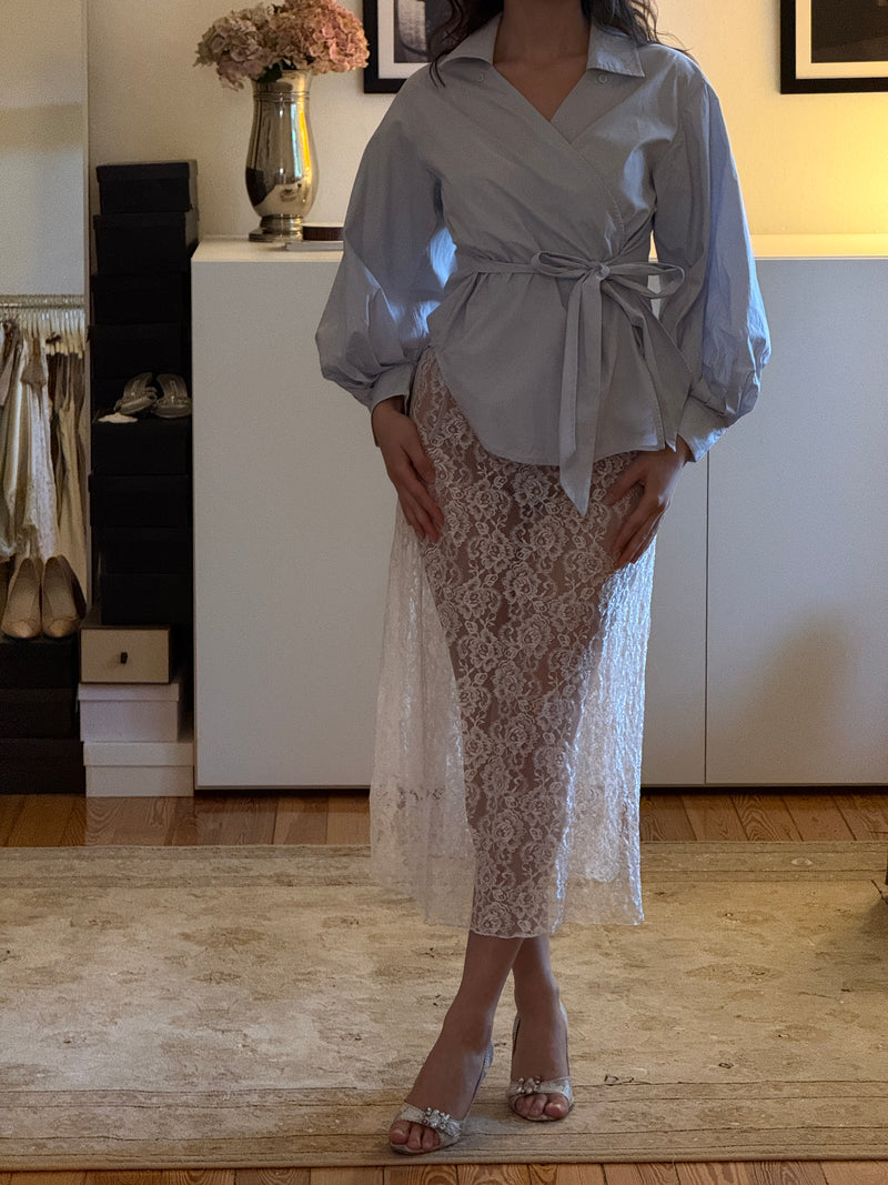 Cotton Wrap Shirt (s)