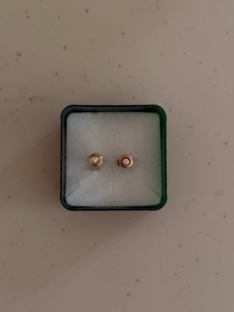 585 Gold Diamond Earrings
