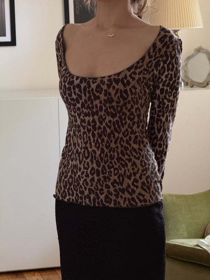 D&G Leopard Top (l)