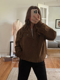 Suede Leather Jacket (l)