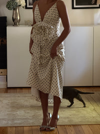 Floral Polka Dot Dress (s)
