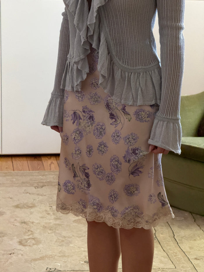 Vintage Silk Skirt (xs)