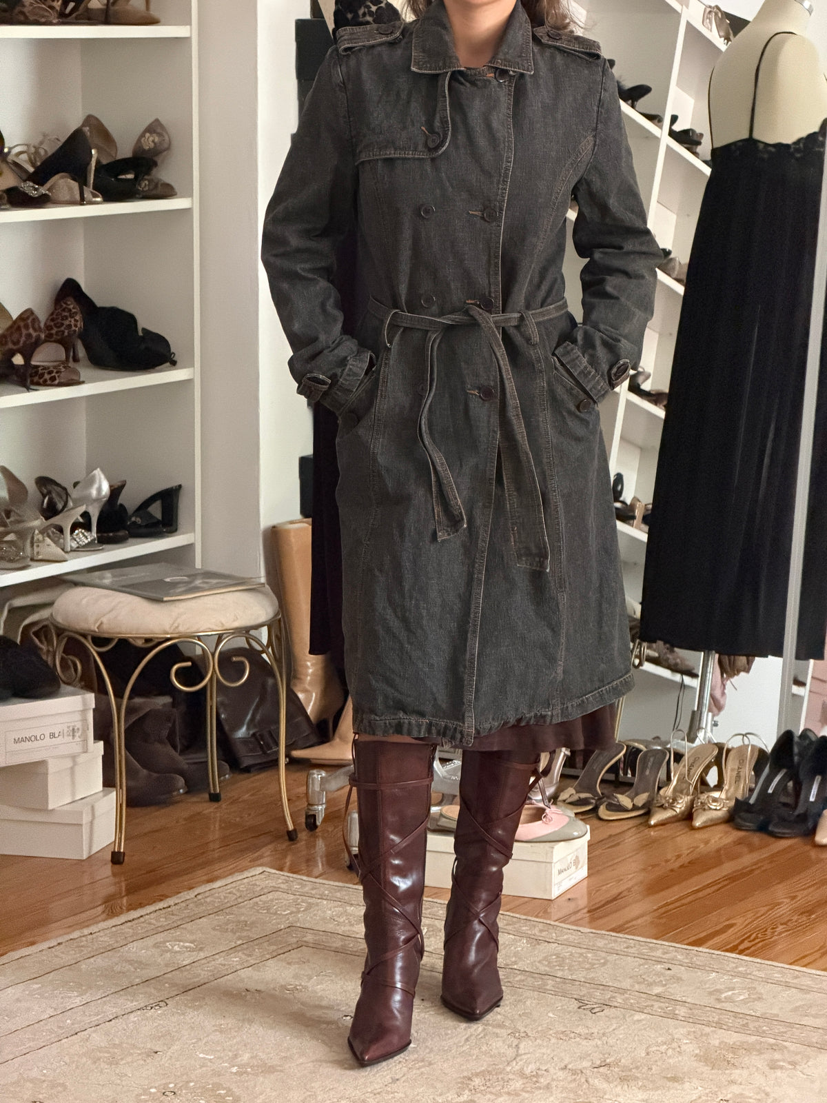 Vintage Denim Coat (s)