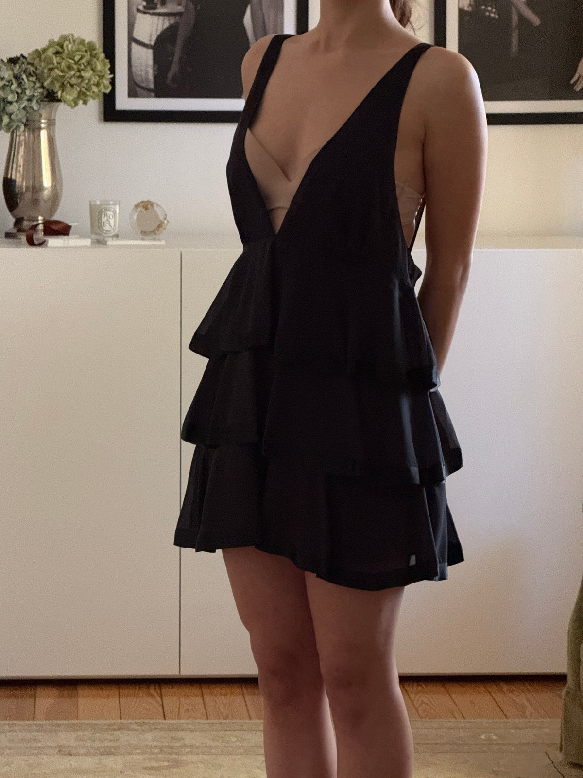 Ruffle Lingerie Dress (s)