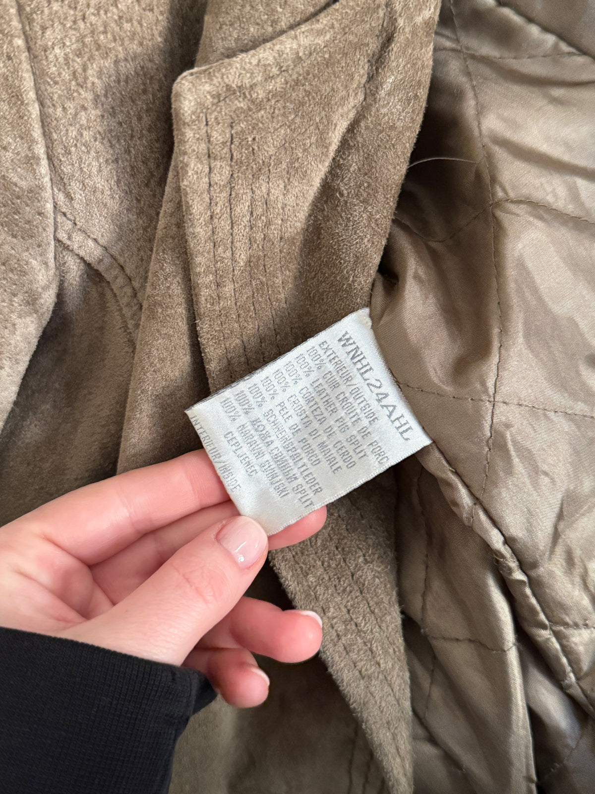 Suede Leather Coat (s)