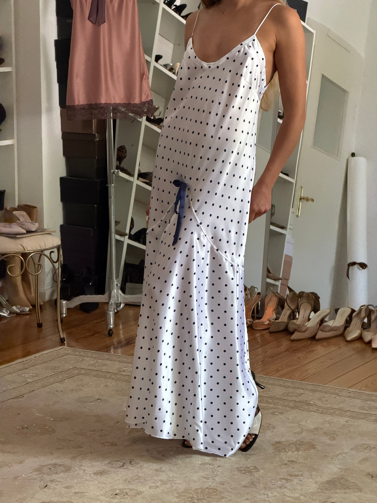 Polka Dot Lingerie Dress (m)